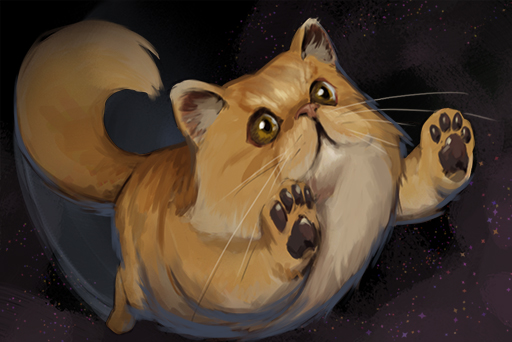 Persian Cat says Meow